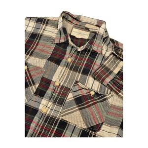 Denim & Supply Ralph Lauren Long Sleeve Plaid Button Up Cotton Men's‎ L